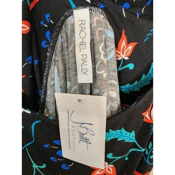 NWT Rachel Pally ISA DRESS Size Medium Raw Edge Cut To Customize Length Floral - Picture 3 of 5